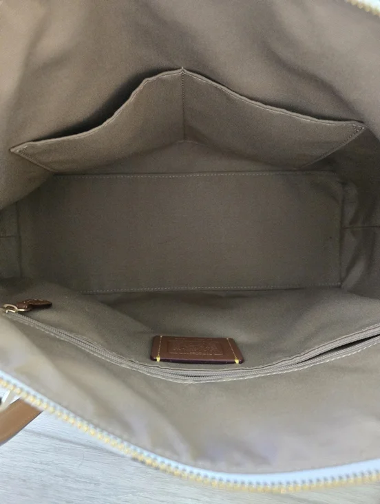 Coach Galley Signature Tote and Wallet Set - Picture 7 of 15